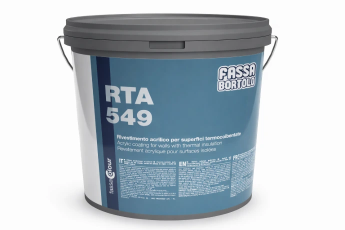 RTA 549 enduit de finition acrylique RPE ITE façade 1,5 mm PROVELIAH