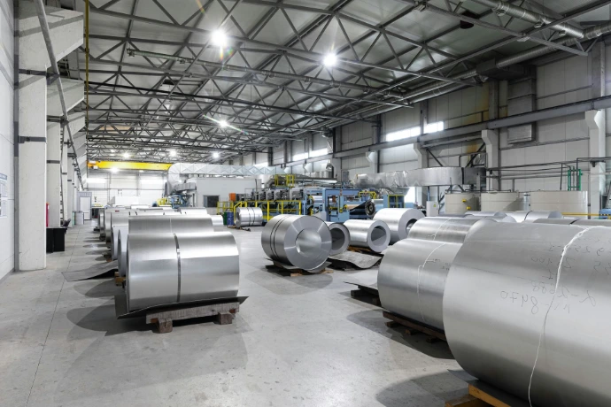 Bobines acier galvanisé pour préfabrication de calorifuge (standard chantier)