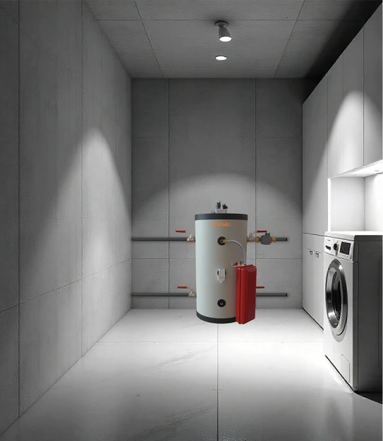 HYDROKIT : accessoires intégrés (pompe(s), vase d’expansion, sécurité, purge, manomètre)