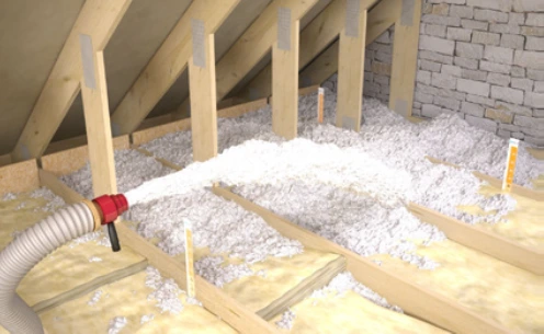 THERMO LOFT – laine de verre à souffler Euroclasse A1, tassement S1
