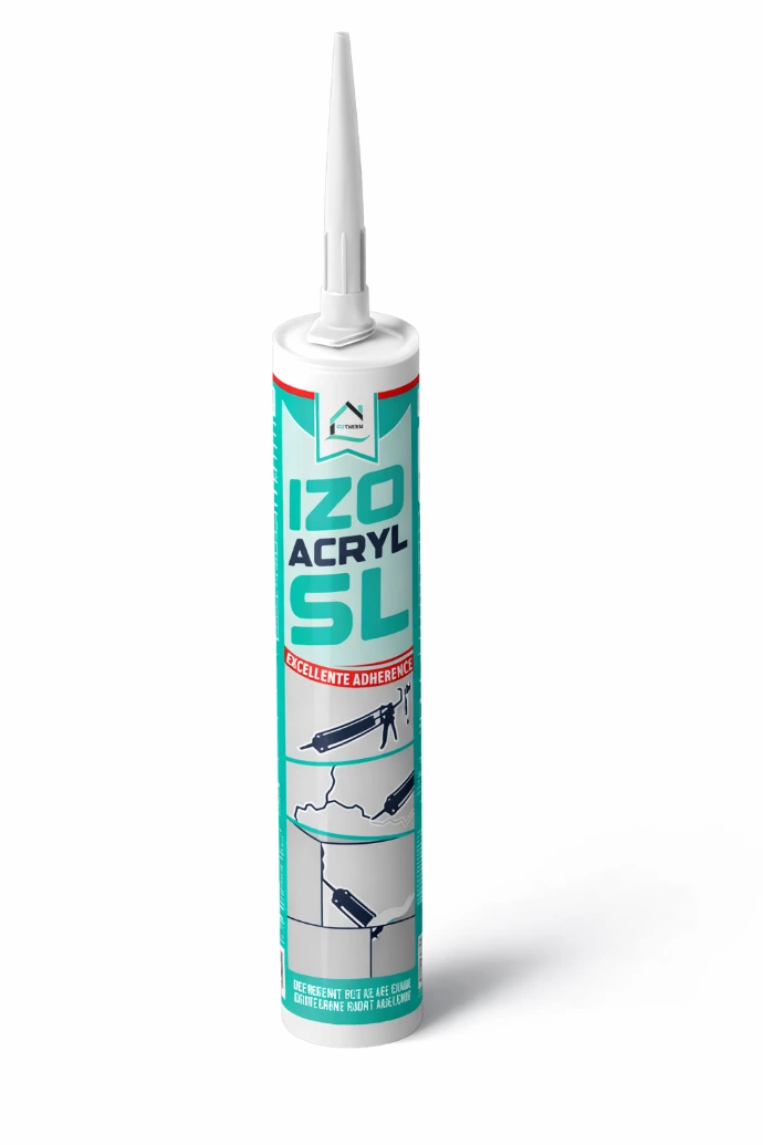 IZO ACRYL SL mastic acrylique peintable 300 ml calfeutrement ITE PROVELIAH