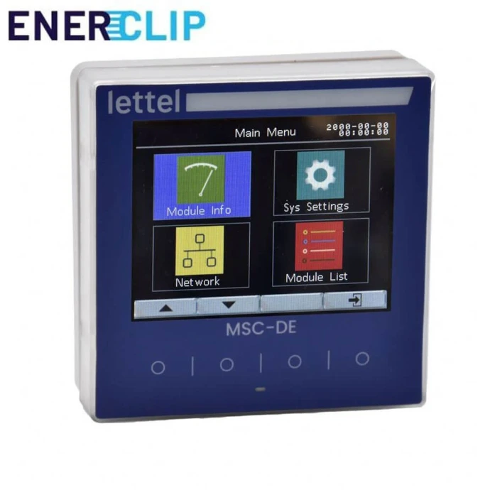 Afficheur encastrable MSC-DE Enerclip avec écran TFT couleur pour supervision et paramétrage des modules de mesure — PROVELIAH