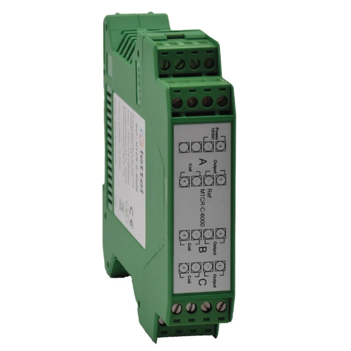 Convertisseur MTCR-C sur rail-din pour raccordement de boucles Rogowski à un compteur électrique