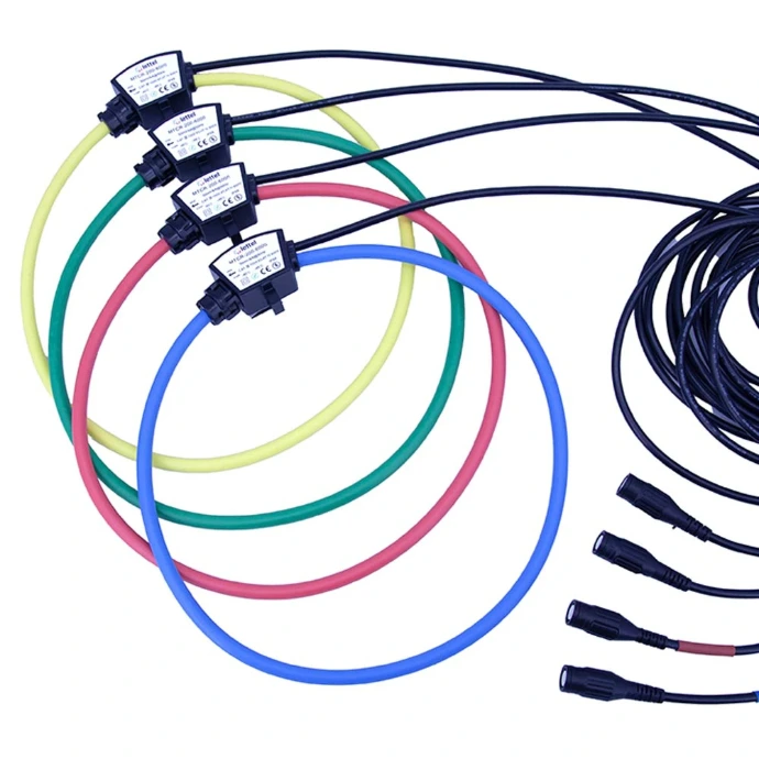 Ensemble de boucles Rogowski MTCR avec supports de fixation colorés et accessoires de montage