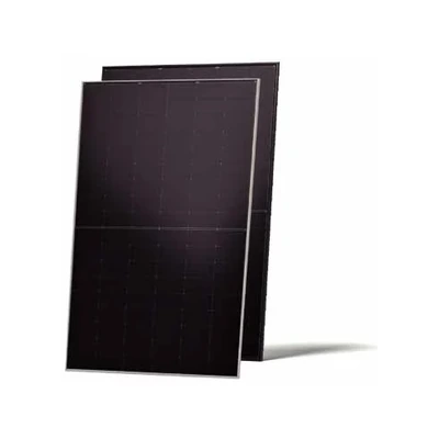 Module photovoltaïque Jinko Solar Tiger Neo 2.0 54HL4M Bifacial présenté de trois quarts