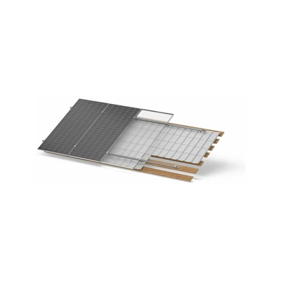Système Antaisolar ALTRA-TILE PRO CTS présenté sur une portion de toiture en tuiles
