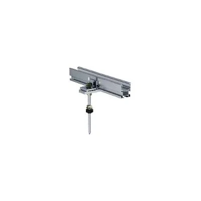 Détail Antaisolar ALTRA-TILE PRO HGB montrant un goujon fileté, une plaque et un rail