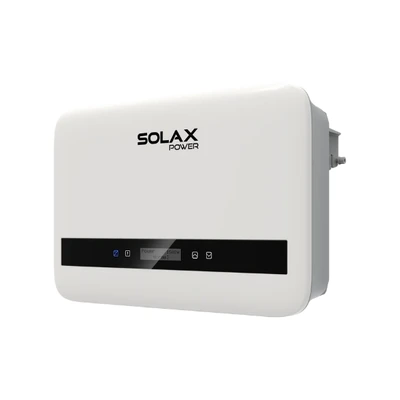 Onduleur réseau monophasé SolaX X1-BOOST G4, boîtier blanc avec bandeau noir