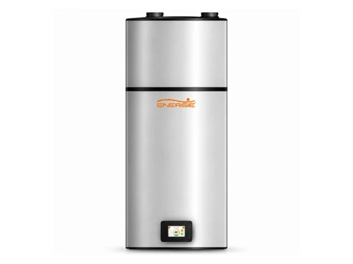 Ballon thermodynamique mural ENERGIE AQUAPURA MONOBLOC PRO MURALE avec habillage gris et commande en façade