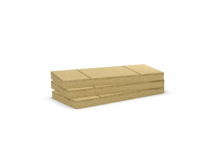Panneaux ROCKWOOL Ecorock Duo en laine de roche à double densité avec marquage de la face extérieure