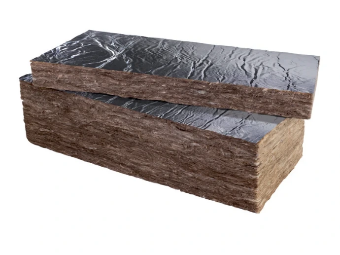 Panneaux SOUDALLE ALU en laine minérale de verre avec surfaçage kraft aluminium