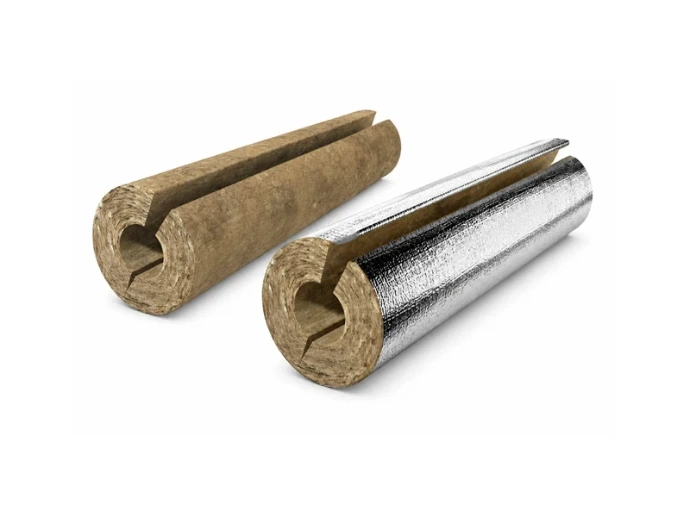 Coquilles Thermo-teK PS Pro nue et PS Pro ALU avec parement aluminium, en laine minérale de roche