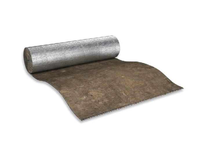 Rouleau Thermo-teK RL Eco ALP en laine minérale de verre avec parement aluminium visible
