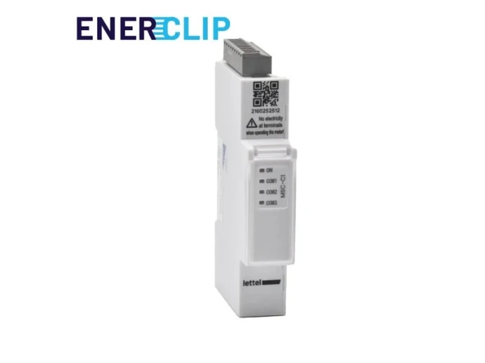 Module de communication LETTEL MSC-C1 Enerclip en boîtier blanc pour rail DIN