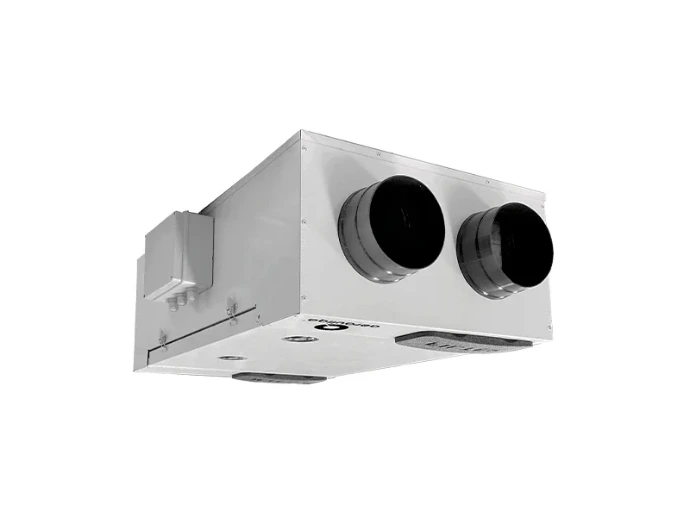 Unité de ventilation métallique avec raccordements circulaires