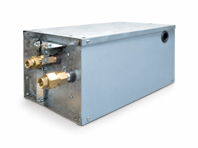 Illustration du boîtier de vanne d'arrêt R32 MAXA RSOB-32 pour systèmes VRF
